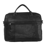 Pierre Cardin Rustic Leather Computer/Business Bag Black (PC2797)