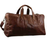 Pierre Cardin Rustic Leather Business/Overnight Bag in Chestnut (PC2825)
