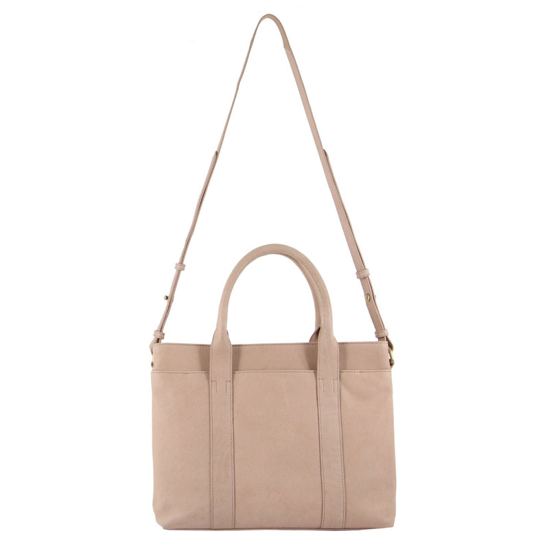 Pierre Cardin Italian Leather Shopper Bag (PC 3417) in Dusty Pink