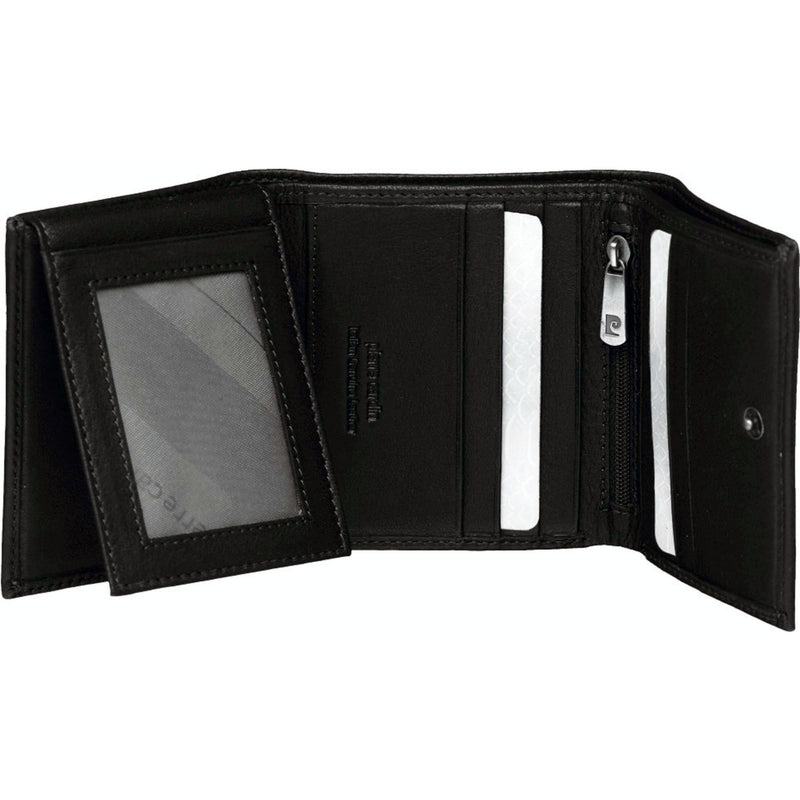 Pierre Cardin Italian Leather Mens Tri-fold Wallet Black (PC8783)