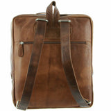 Pierre Cardin Rustic Leather Backpack in Cognac (PC2799)
