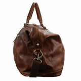 Pierre Cardin Rustic Leather Business/Overnight Bag in Cognac  (PC2824)