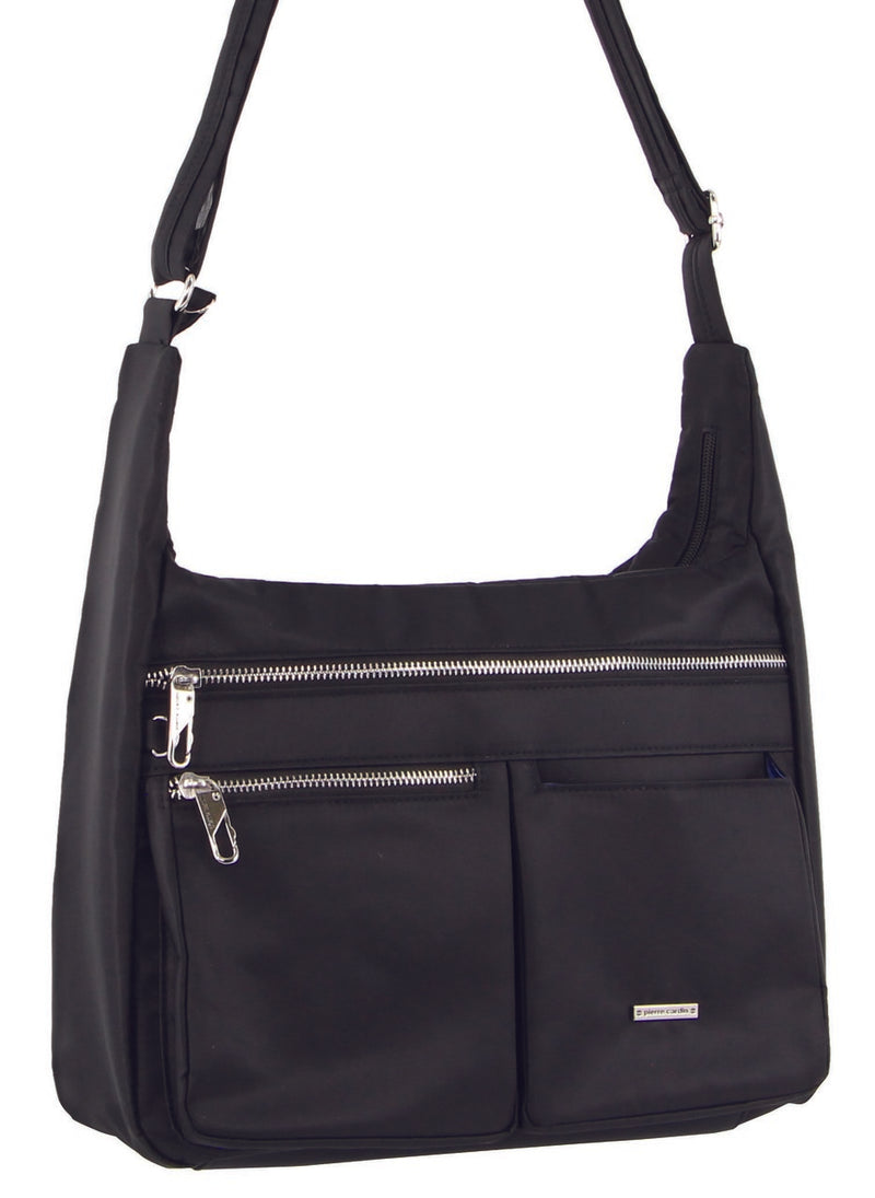 Pierre Cardin Anti-Theft Cross Body Bag in Black (PC2998)