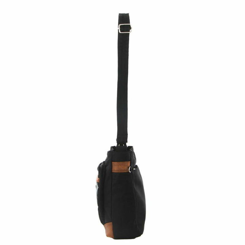 Pierre Cardin Anti-Theft 2-Tone Cross-Body Bag in Black (PC3265)