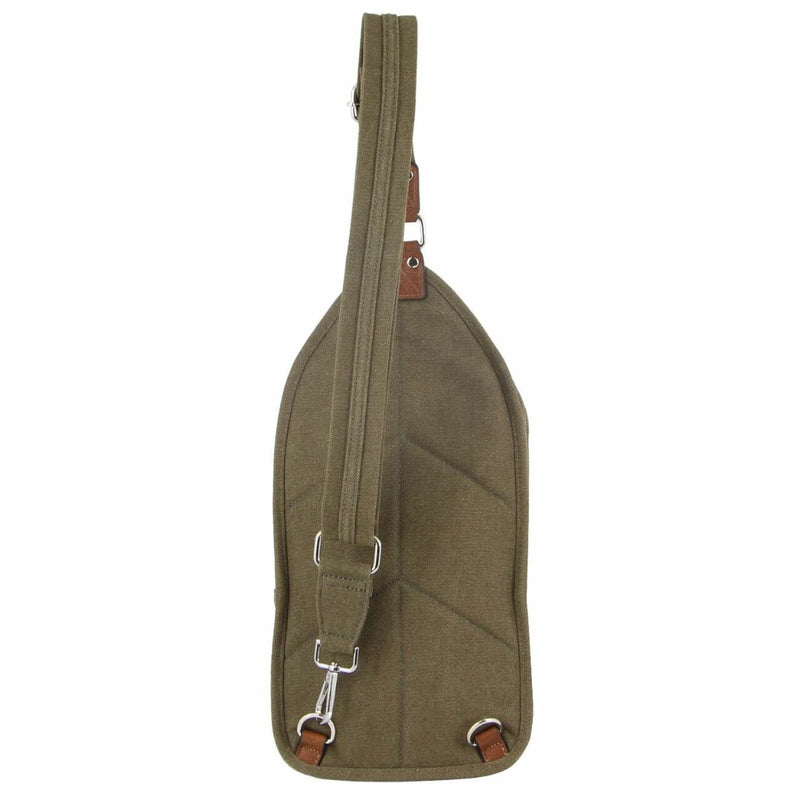 Pierre Cardin Canvas Cross-Body/Sling Bag in Brown (PC3271)