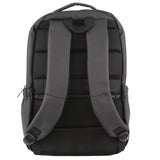 Pierre Cardin Travel & Business Backpack with Built-in USB Port in Grey-Black