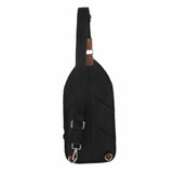 Pierre Cardin Anti-Theft 2-Tone Sling Bag in Black (PC3270)